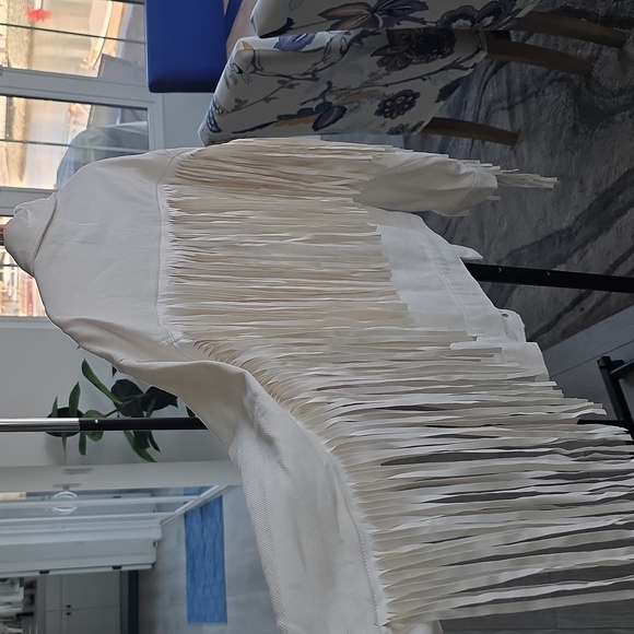 Le Lis Cream Jean Jacket - Picture 3 of 5